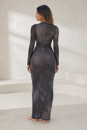Robe longue moulante tie-dye | Lounelle Paris