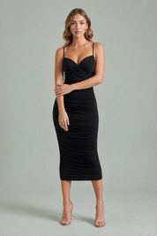 Robe moulante dos nu | Variante Noir | Lounelle Paris