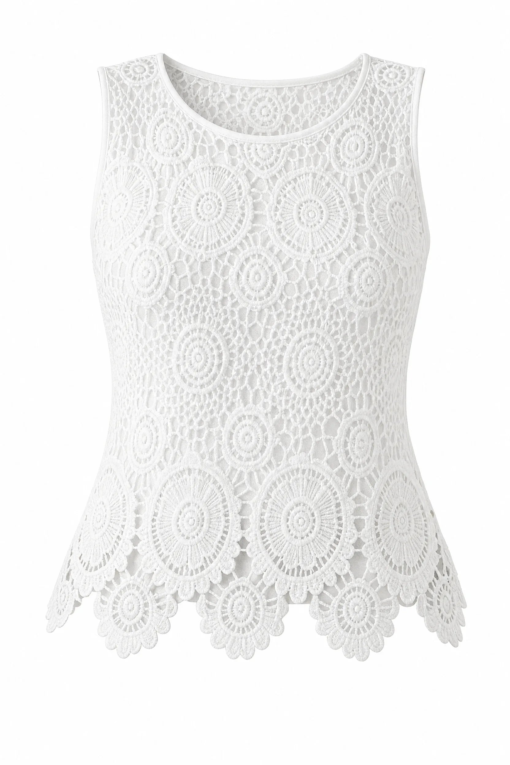 Top en dentelle bretelles larges | Lounelle Paris